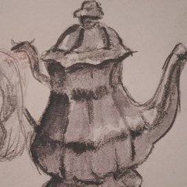 Зарисовка чайника 