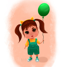 Девочка с шариком