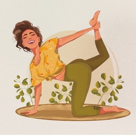 Иллюстрация «Время йоги»
