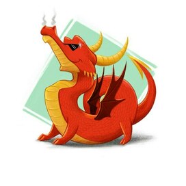 Дизайн персонажа: Крутой дракон