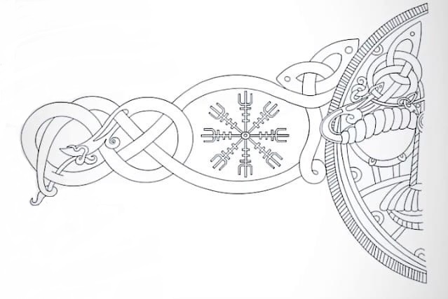 Реконструкция скандинавского орнамента(Scandinavian ornament)