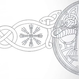 Реконструкция скандинавского орнамента(Scandinavian ornament)
