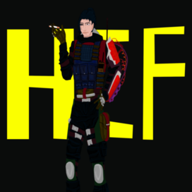 Боец в тяжёлой броне