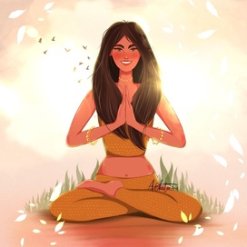 Иллюстрация «Время йоги»