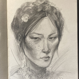 портрет азиатской женщины