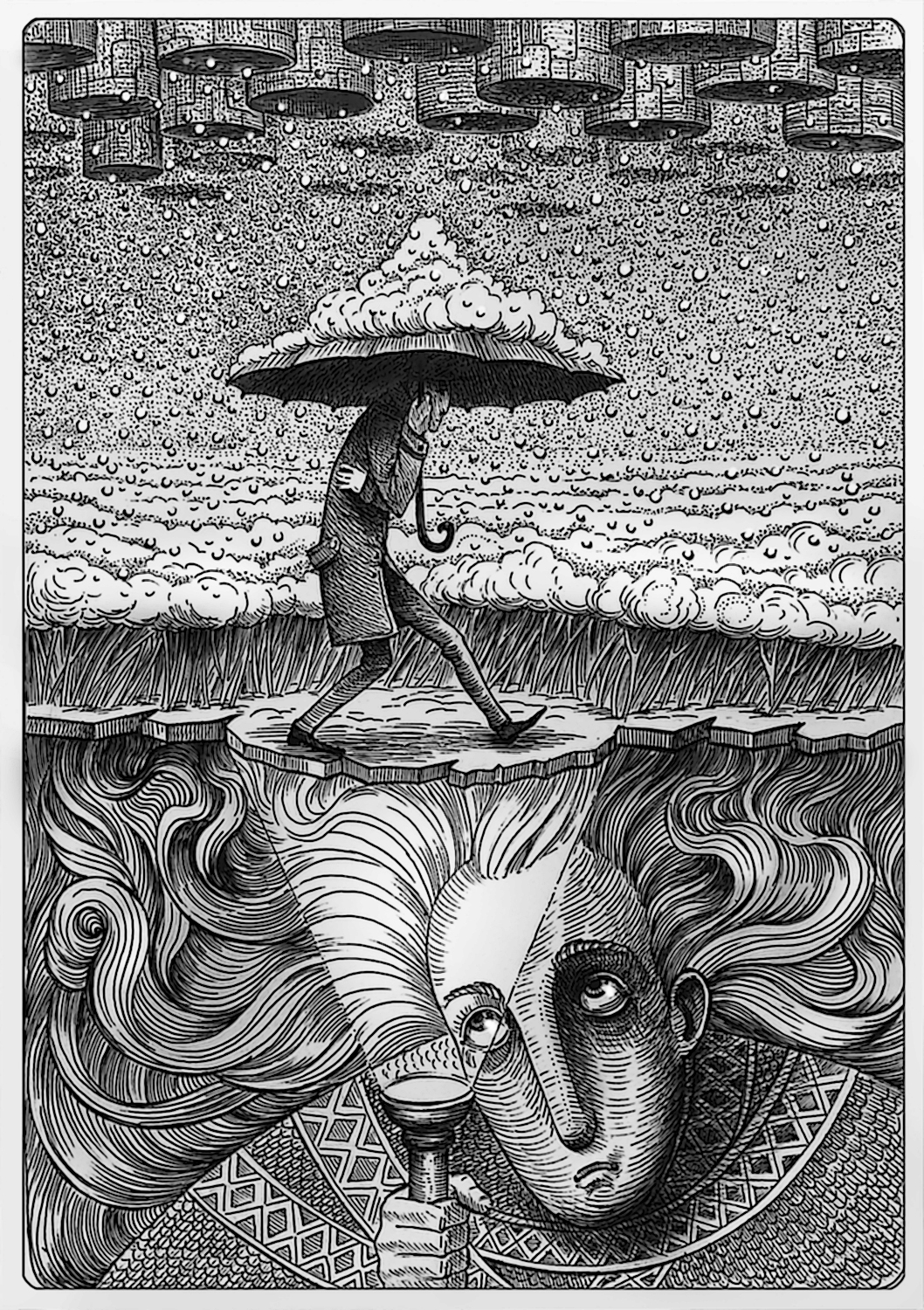 Иллюстрация Картинки из блокнота в стиле графика | Illustrators.ru