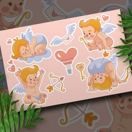 cupid sticker