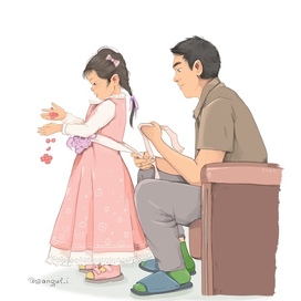 Забота отца о дочери