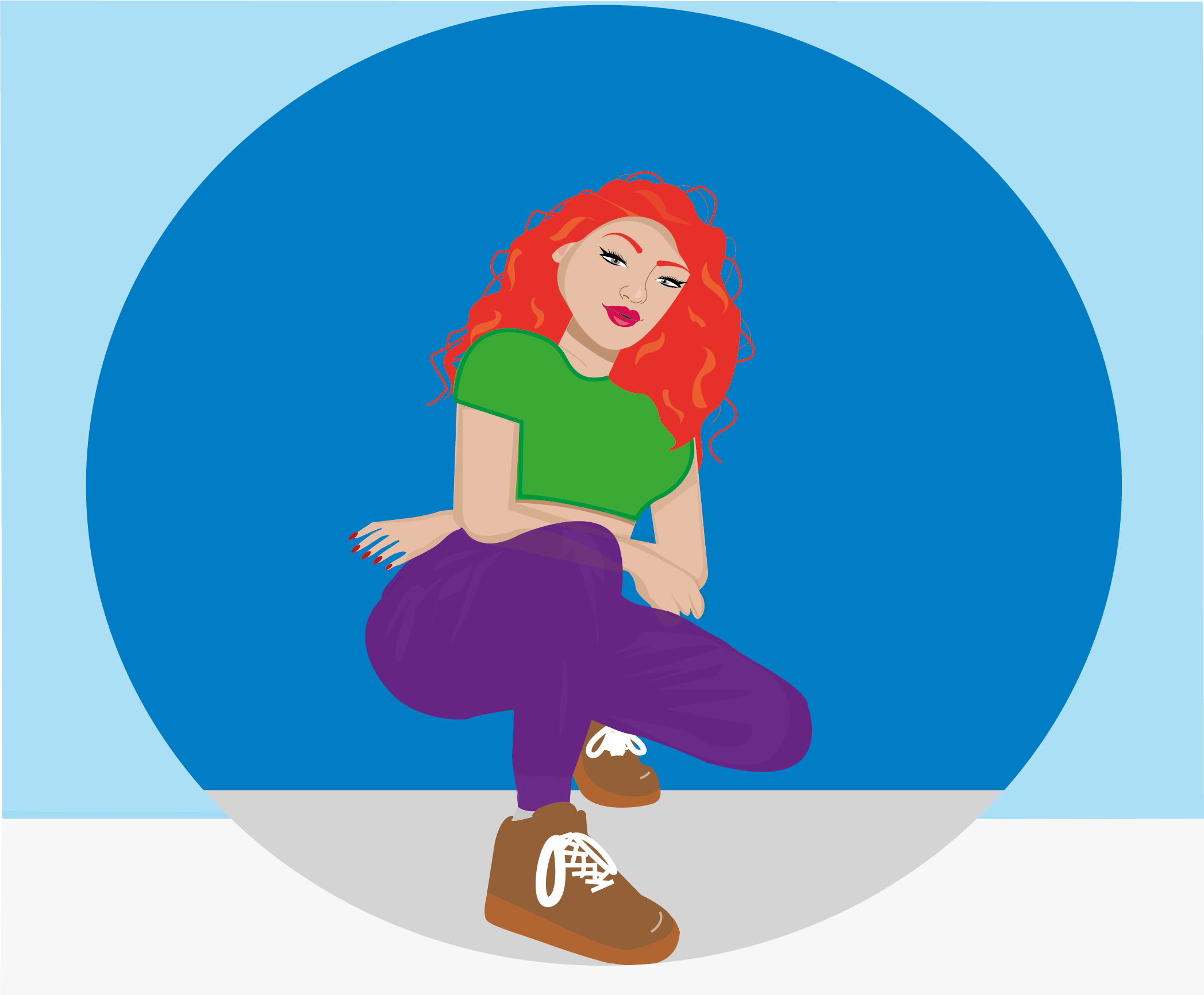 Иллюстрация ПРО танцы в стиле инфографика (техническая