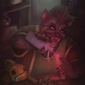 hyena chemist | Illustration