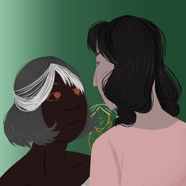 романтическая иллюстрация