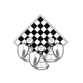 Иллюстрация для пособия игры в шахматы - Защита