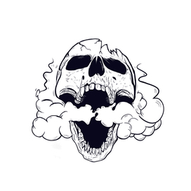 Череп и Дым
