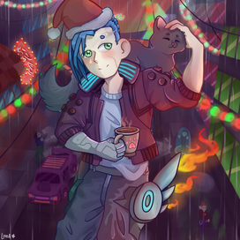 Арт по трем словам и песне