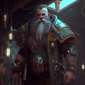 Cyberpunk Dwarf