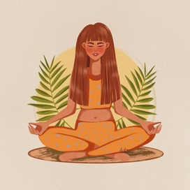 Иллюстрация йога