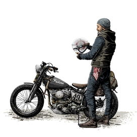 Иллюстрация для статьи "Дзен и исскуство ухода за мотоциклом"