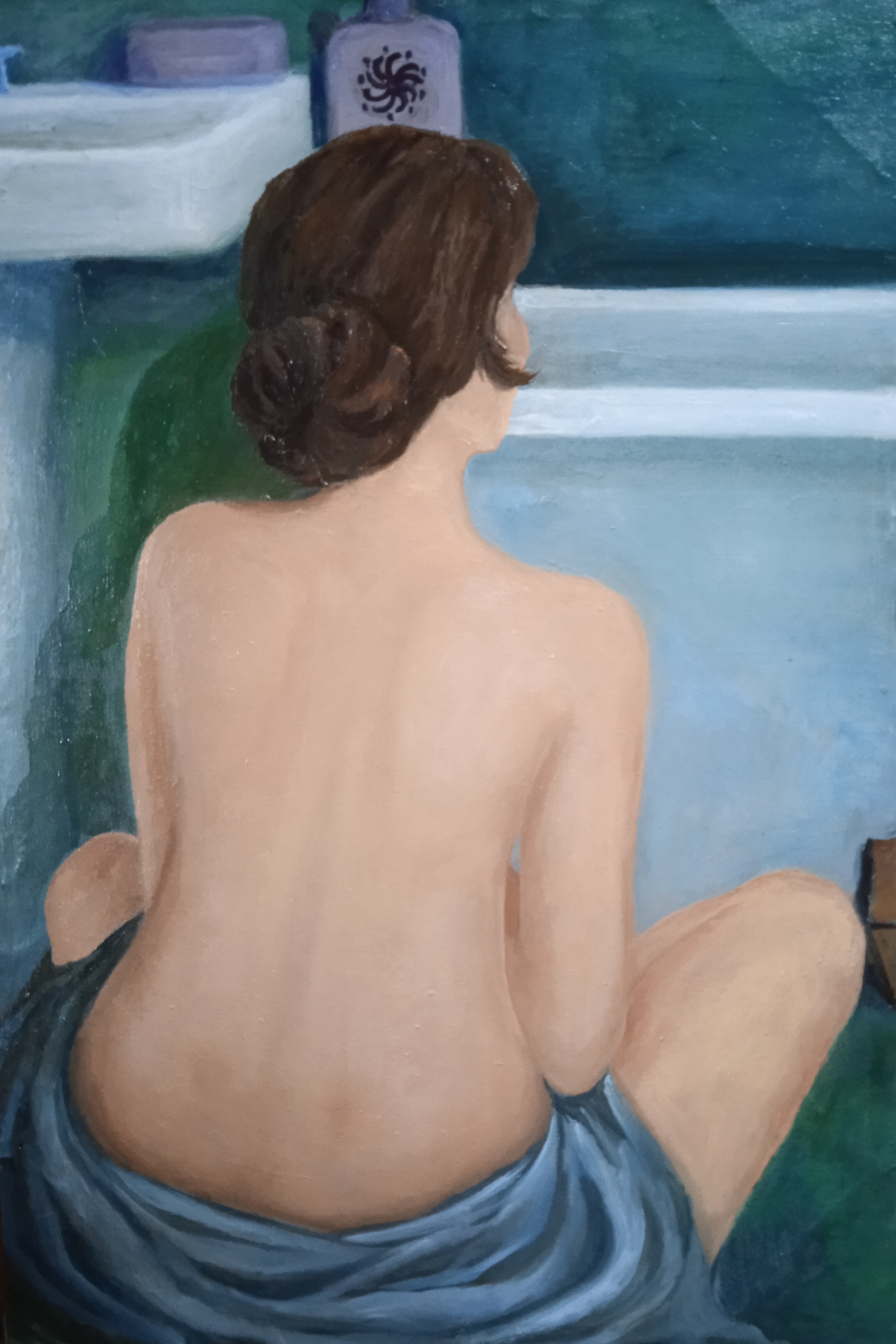 "Ню. Девушка. Купальщица"