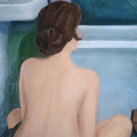 "Ню. Девушка. Купальщица"