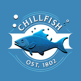 Логотип для рыбного магазина «CHILL FISH»