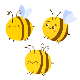 Пчелки для детского мобильного приложения