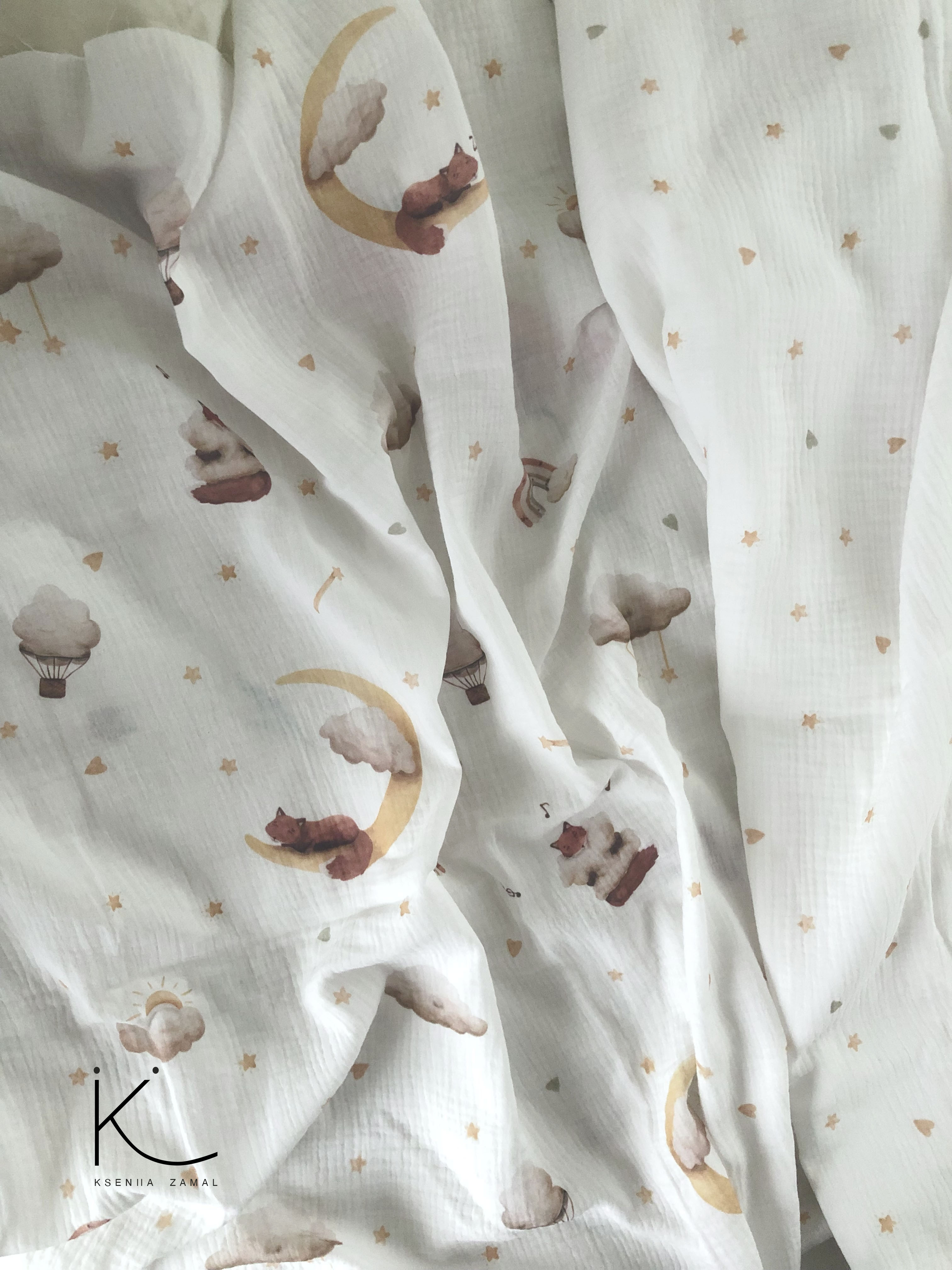 Паттерн для муслиновых пеленок