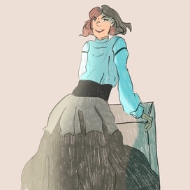 girl with caret
