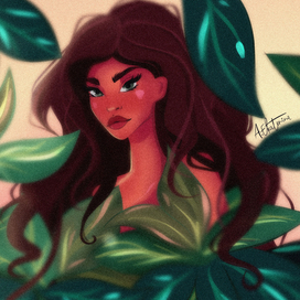 Девушка в джунглях 