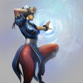 chun li street fighter fan art