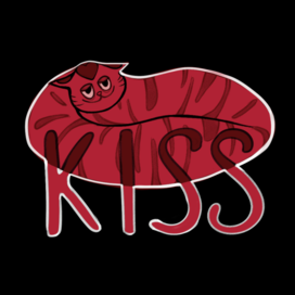 Логотип для бара «Kiss»