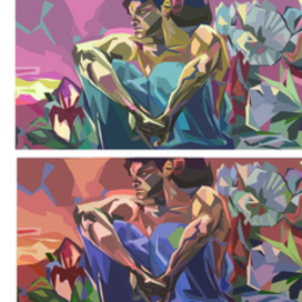 Демон сидящий в современной интерпритации