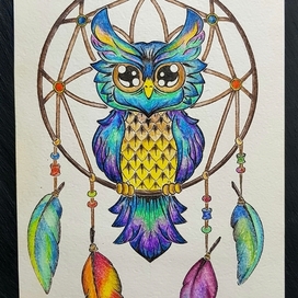Сова ловец снов