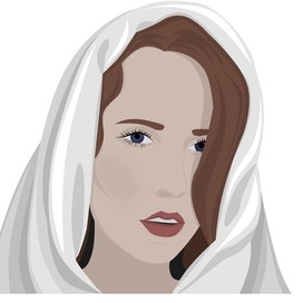 Девушка в платке