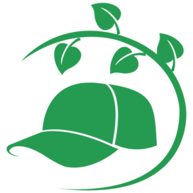 Логотип головных уборов из эко-материалов