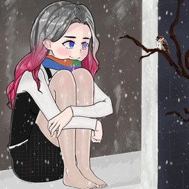 Падающий снег