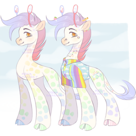 Pastel Giraffe