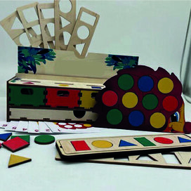 Детский развивающий сортер, фанера 3мм, сборка без клея