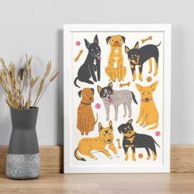 Постер с собаками