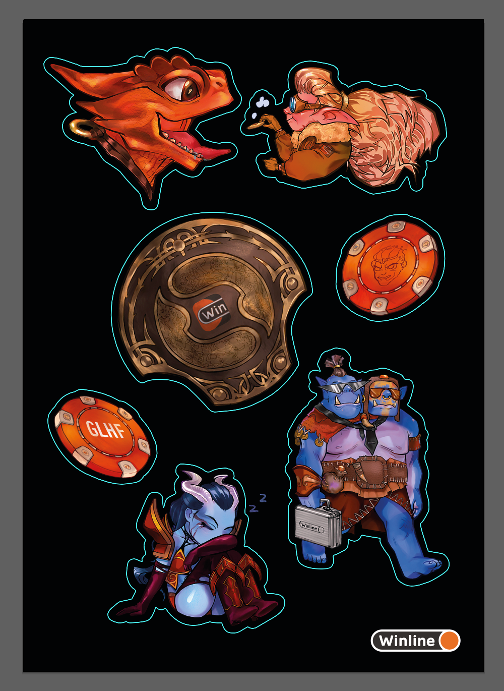 Стикеры по игре Dota 2