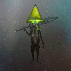 "Таинственный грибной рыцарь" ("Mysterious Mushroom Knight")