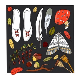Иллюстрация из книги "Осень"