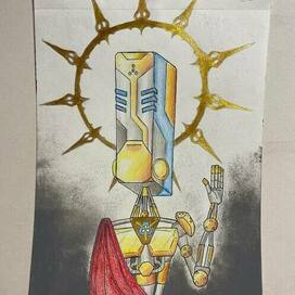 робот монах