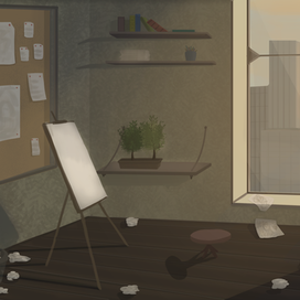 Комната художника