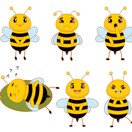 Эмоции пчёлки