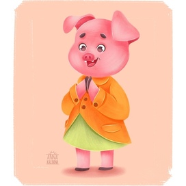 Полли - Свинка ученица