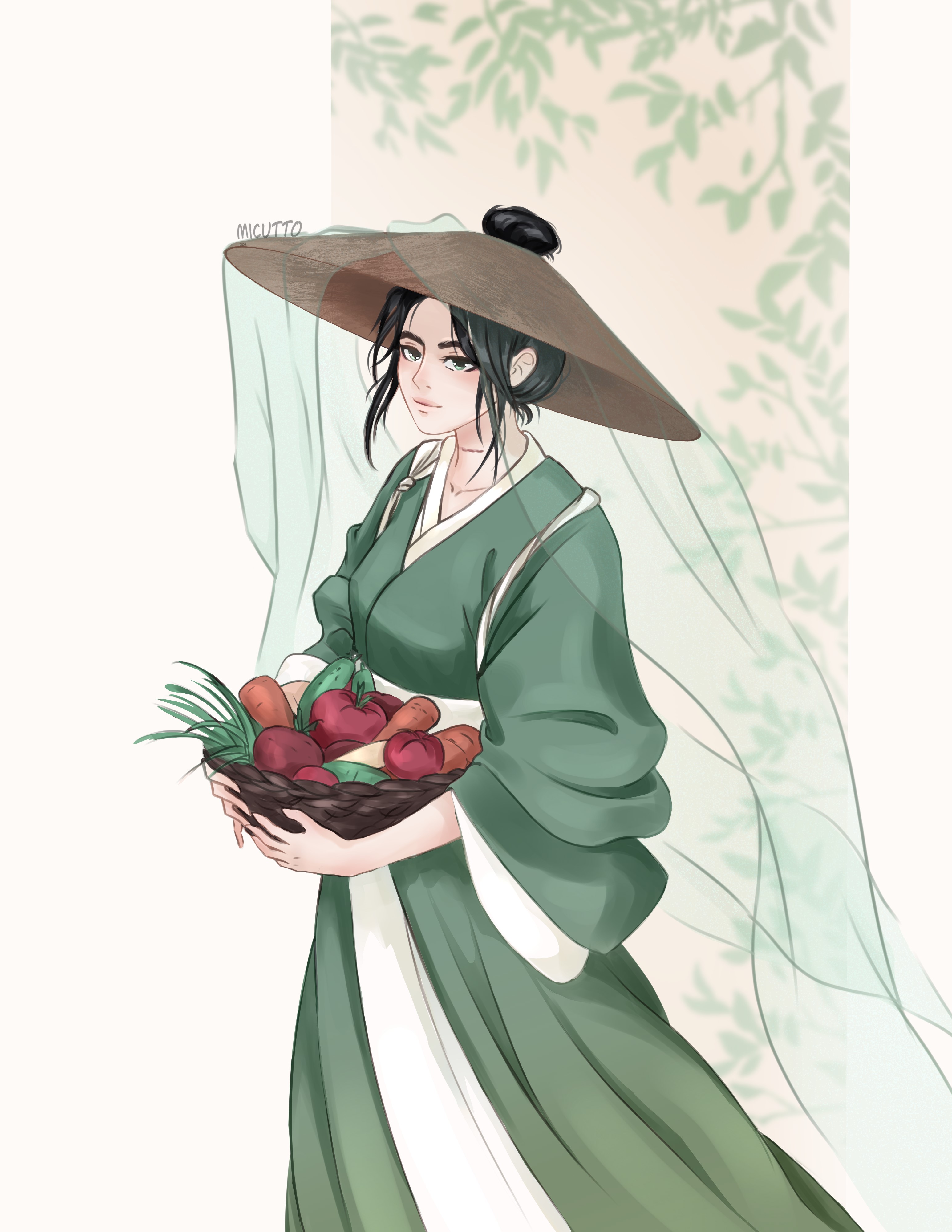 Иллюстрация Юйши Хуан из новеллы Мосян Тунсю"Благословение