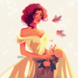 Иллюстрация «Принцесса из сказки»