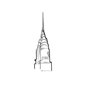 Vector Sketch of Empire State Building