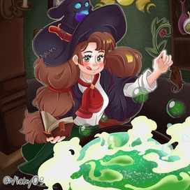 Ведьмочка из игры Witch in the Woods