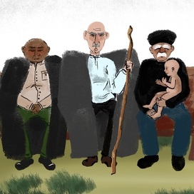 Отрывки из анимации по произведению Расула Гамзатова 